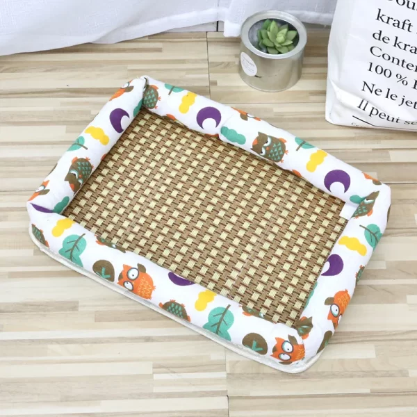 Pet Cooling Rattan Pad Mat