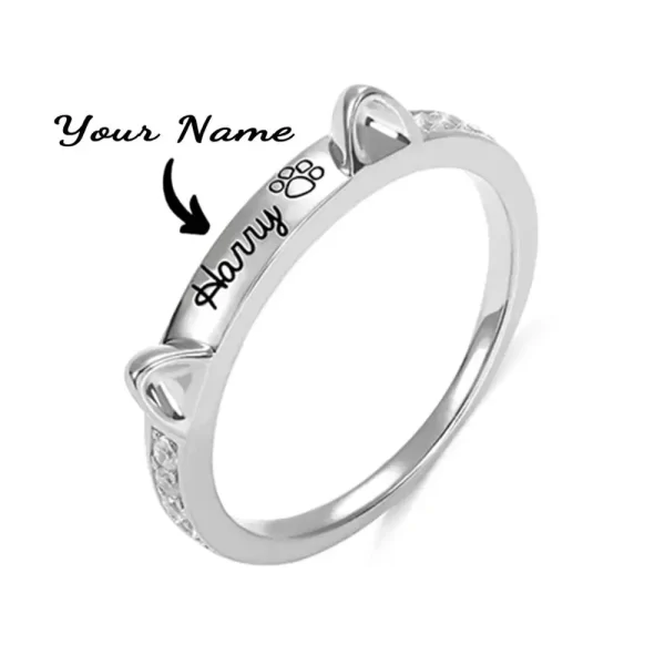Personalized Pet Name Rings