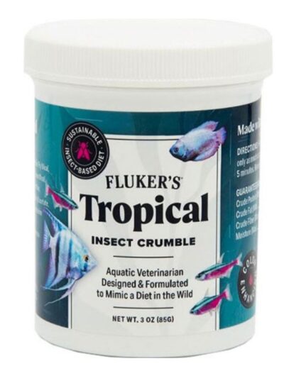 Flukers Tropical Fish Food Crumble  3oz.