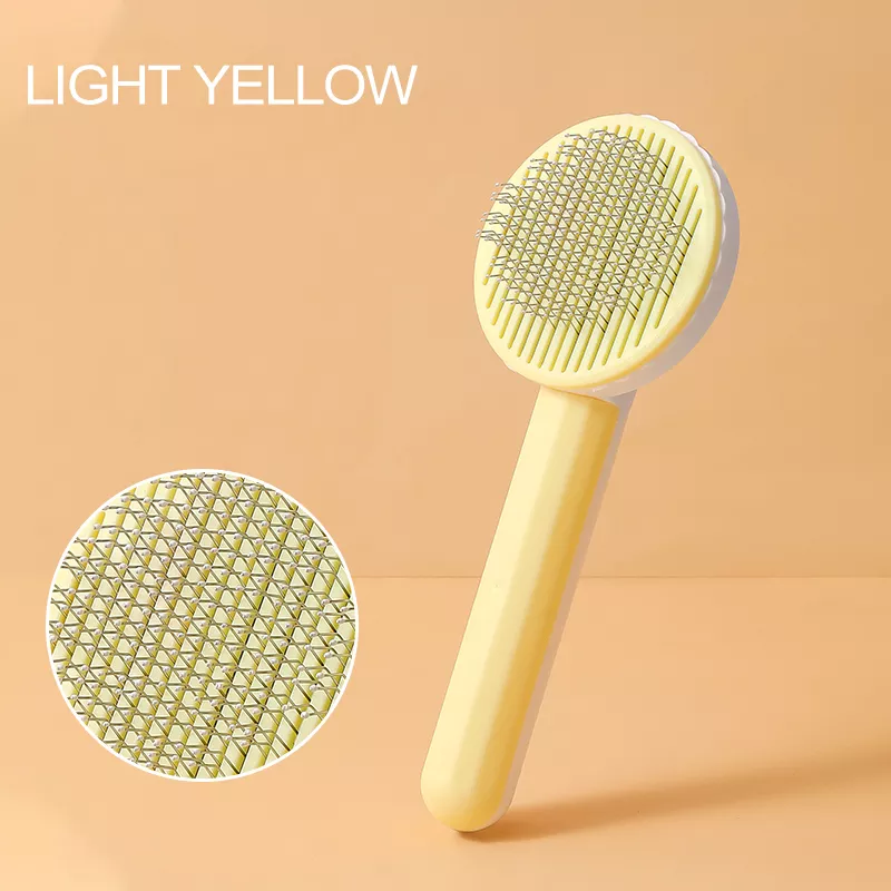 Pet Cat Brush Comb Self Cleaning Slicker Brush For Cat Hair Removes Tangled Pet Hair Massages Comb Cats Accessories - Image 8