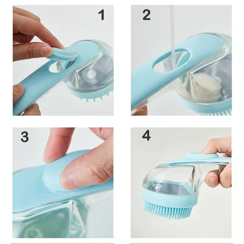 Soft Silicone Dog Bathing Brush - Image 4