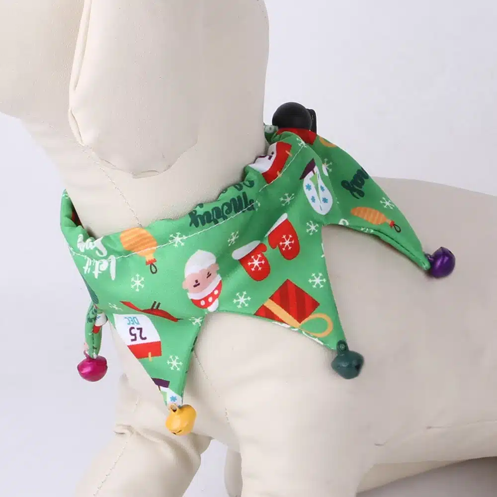 Pet Scarf Bandanas Christmas Dress Up Cat, Kitten, Puppy or small Dog Neckerchief - Image 3